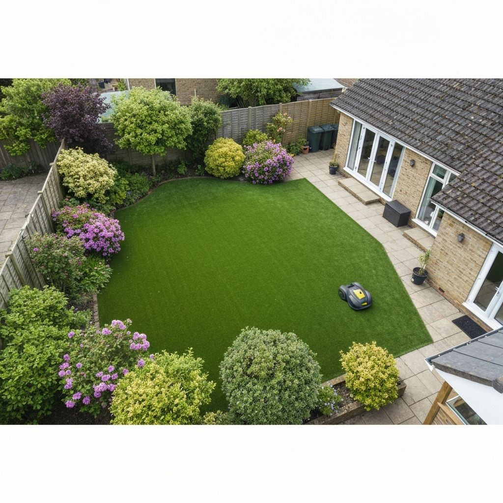High-quality artificial grass installation