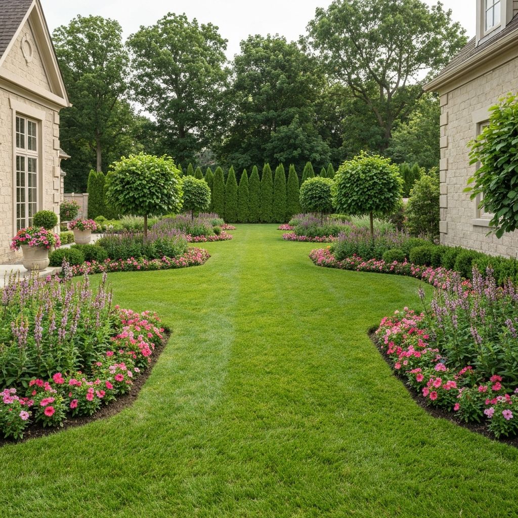Beautiful landscaping and garden design